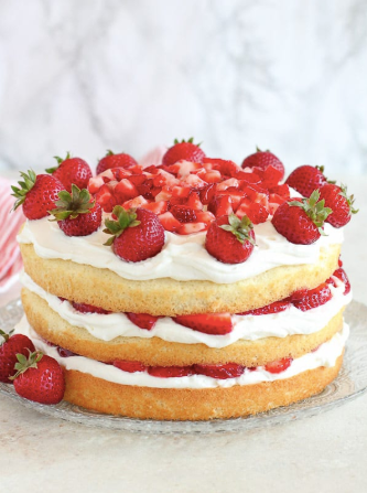 Strawberry Naked CAKE