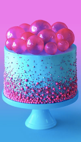 Copy of BubbleGum Unicorn Cake