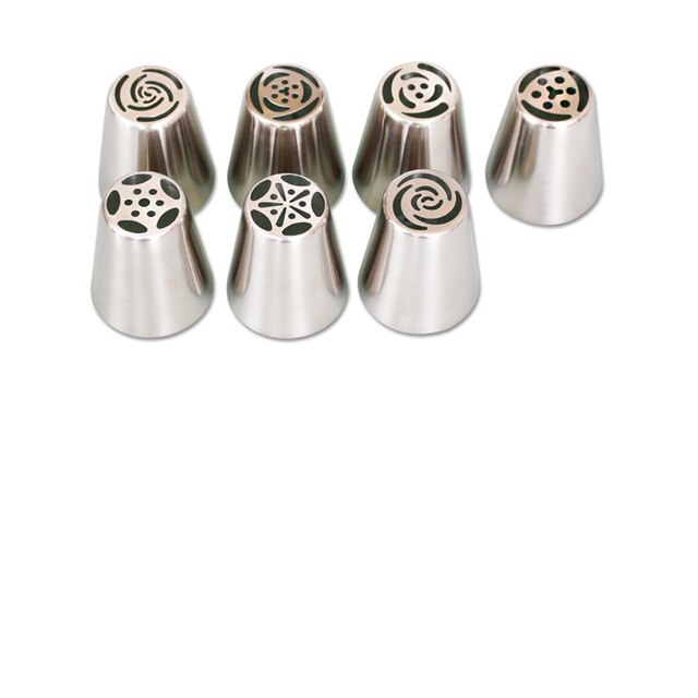 Russian Decorating Mouth Set 7 Pieces 9 Pieces 11 Pieces 22 Pieces Set Flower Mouth Set Baking Tools for Cakes  Kitchen Product