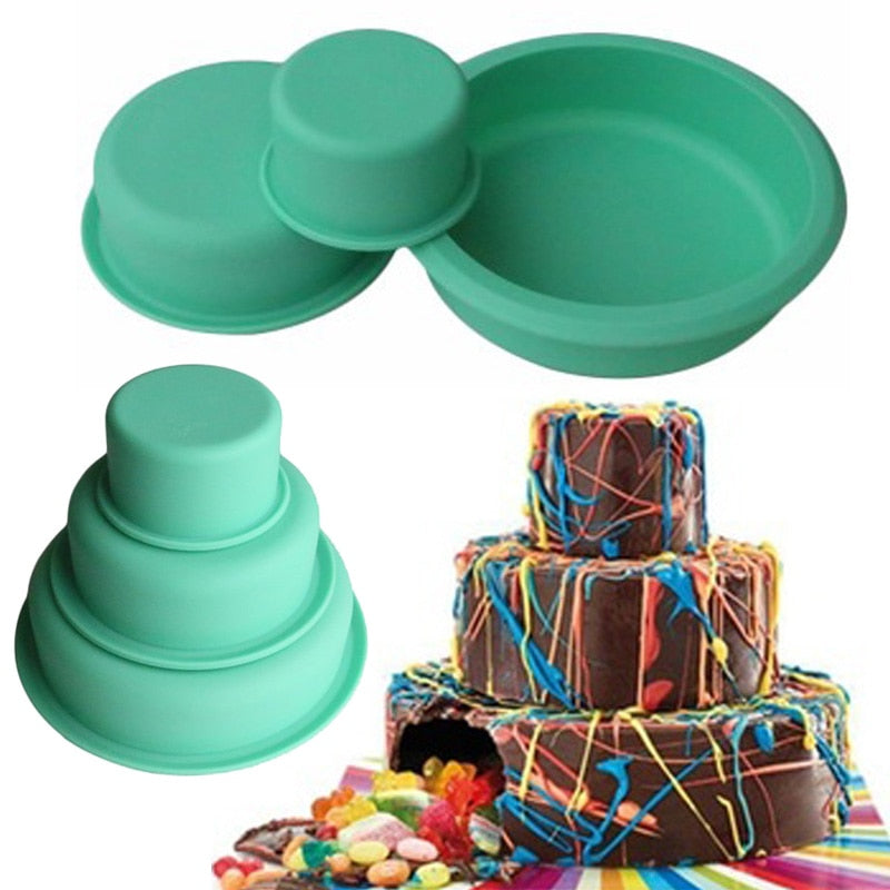 Baking Mold Round Cake Mold Fashion DIY Mold Silicone
